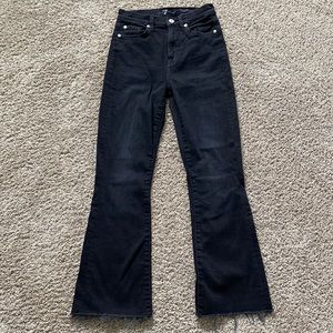 7 for All Mankind black kick flare